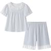Girls' 7A Antibacterial Camellia Skincare Pajama Set