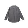 UNIQLO Solid Color Casual Pointed Collar Long Sleeve Shirt Women shirts Light-Gray 464732-07