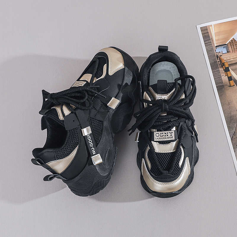 Fashion Increases Height Net Luxury Loafers Woman Mary Jane Youth Sneakers Women's Shoes 34 Size Sports Outings Shoess Tenids