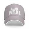 ALAN WAKE Summer New 100% Cotton Baseball Cap High Quality Trends Cool Summer Sun Caps Adjustable Hip Hop Hat Snapback