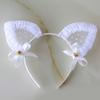 Women Girls Cute Cartoon for Cat Ears Shaped Headband Multi Color Hair Hoop Makeup Wash Face Christmas Party Headpiece