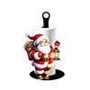 Wooden Christmas Tissue Holder Cartoon Elk Tissue Storage Rack  For Christmas Home Decor