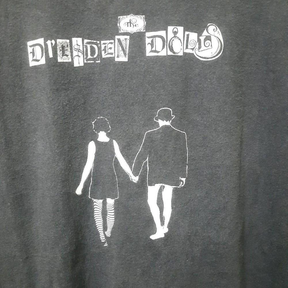 Горячая Хлопковая Футболка The Dresden Dolls Все Размеры B07.184 Унисекс XXXL