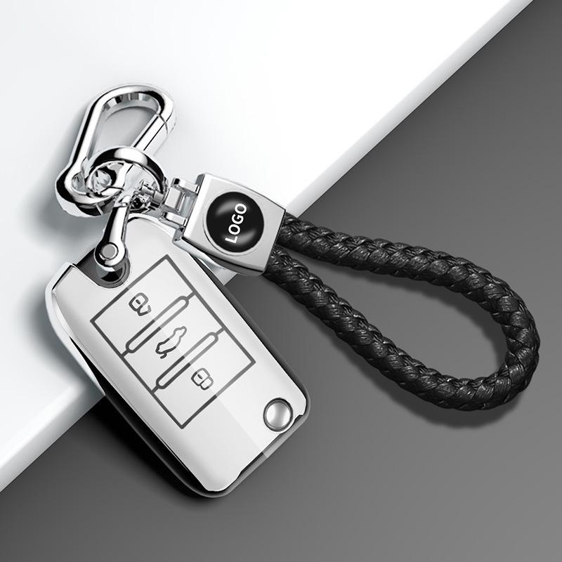Compatible Key Case for MG 3/5/6, ZS, New Energy, HS, Rui Xing, and MG6 Pro - Third Generation Car Buckle Package