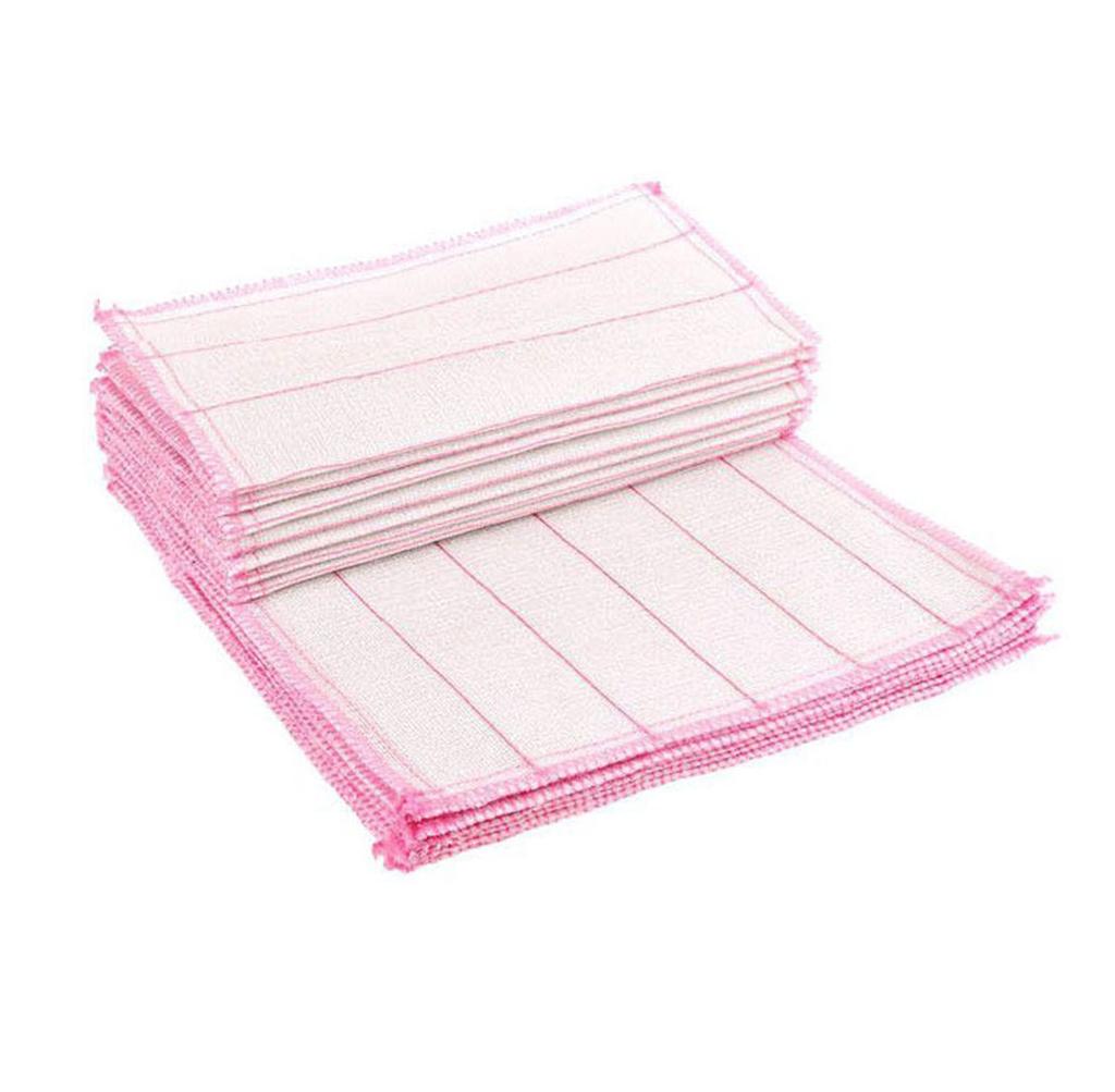 Utěrka na nádobí 5 vrstev Absorpční olej Hloubkově čisticí Opakovaně použitelná Bavlněné kuchyňské utěrky pro domácí použití 28 X 28cm 11