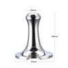 Flat Coffee Distributor Tamper Refillable Bean Press with Cleaning Brush, Spoon for Machine