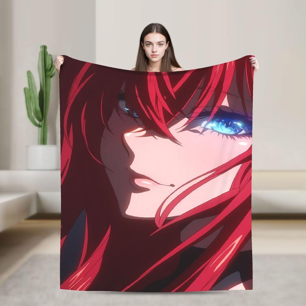 Warme weiche Decke Reise High School DxD Bettwäsche Überwürfe Flanell Tagesdecke für Sofa Sessel Lustige Schlafsofa Abdeckung