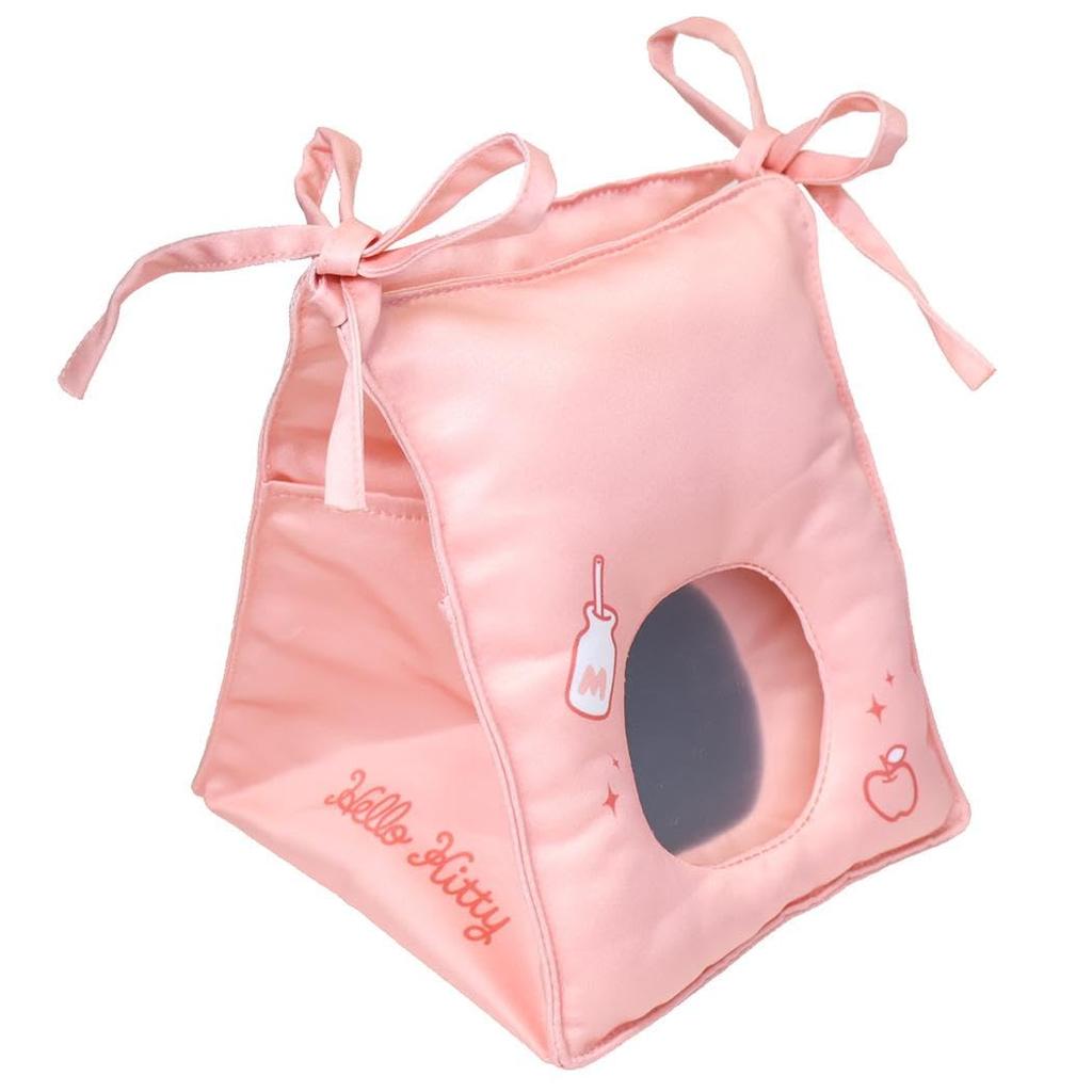 MORIPiLO Tissue Case with Mirror Hello 14x14x18cm Red Cute Mirror Makeup Accessory Sanrio Character 427459 (Morishita) (Sanrio Kitty)