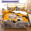 3pcs Custom Name Wallace and Gromit Bedding Set Duvet Cover Closure Includes 1 Duvet Cover & 2 Pillowcases for All Seasons Bedroom Decor
