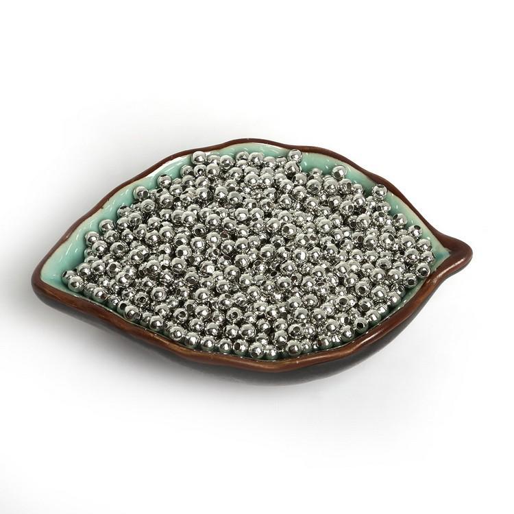 1000 Håndlagde Runde Mellomperler i Jern for DIY Hårspenner, Armbånd og Halskjede-tilbehør