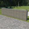 Gabion Wall with Lids Galvanized Steel 600x30x150 Cm