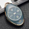 Luxury Key Case for 2021 Xpeng Motors G3/P7 - Unisex Full Cover with Buckle