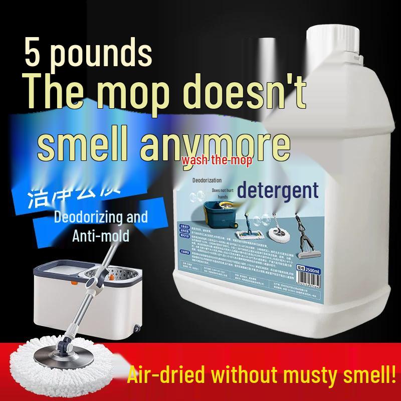 All-in-One Mop & Cloth Cleaner: Degreaser, Stain Remover, Descaler, Floor Deodorizer
