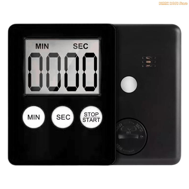 K1AE Profile Electronic Timer Display Display Compact Design For Cooking Fitness Exactness Timing чёрный