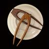 [Vintage Sandalwood Hairpin] Sandalwood Cat Hairpin | Vintage Chinese Style Hanfu Hair Accessory, Simple Updo Hairpin