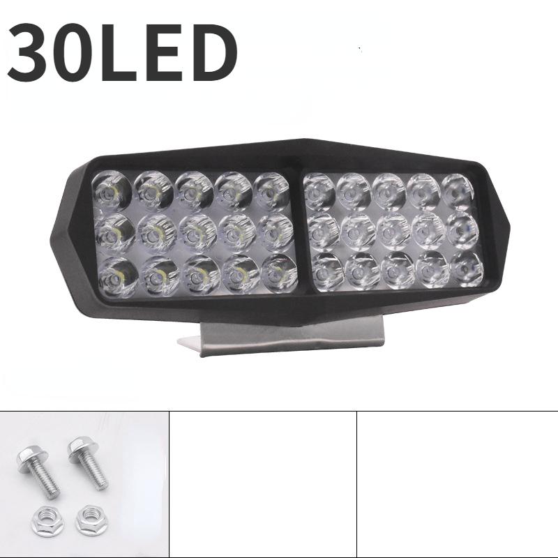 12-80V Motorcycle Headlight Auxiliary Bulb LED Electric Vehicle Spotlights Scooters Waterproof Modified Bulbs Moto Accessories