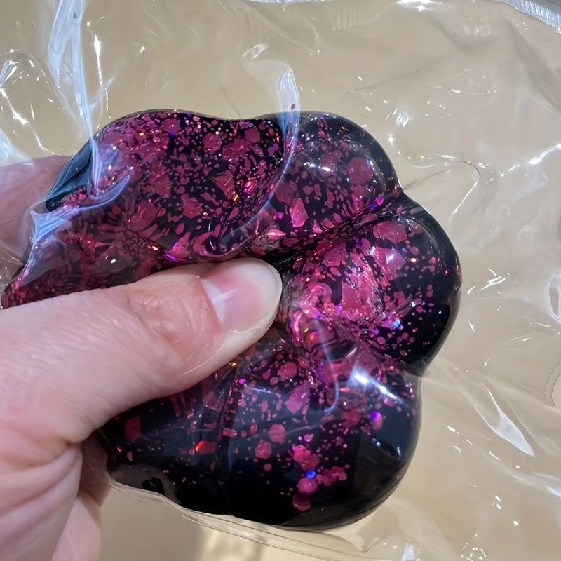 1pc Flashing Cat Paw Mochi Soft TPR Sensory Glittering Squeeze Toy Funny Anxiety Relief Design Stretching Function