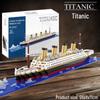 Titanic Large Building Blocks Model: High-Difficulty Giant Ship Toy