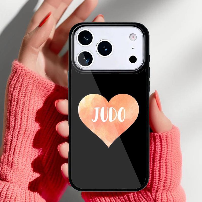 Japanese Martial Arts Judo Phone Case for iPhone 17 16 15 14 13 Pro Max Back Cover for 12 11 Pro Coque