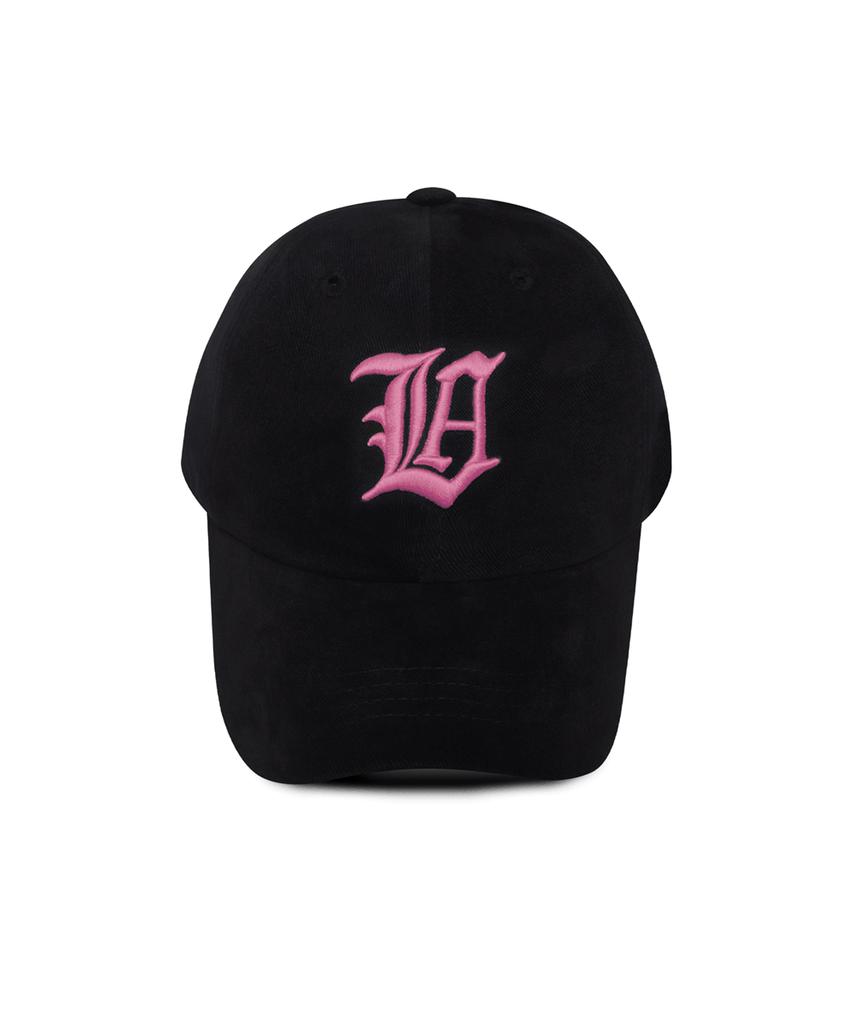 Line Binyu New La Bold Cotton Ball Cap - Pink Black