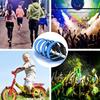 2Pcs LED Bracelet USB Rechargeable Reflective Band Adjustable Safety Light Up Armbands for Outdoor Jogging Running Cycling Sports