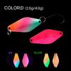 5pcs Glow Spinner Baits Rhombus Spoon Lures Double Side Painting Copper Spoon Fishing Lures Fishing Tackle