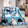 1pc Cats Hearts Lightweight Flannel Blanket, Comfortable and Warm Blanket, for Office and Camping Sofa Bed008