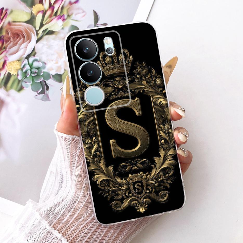 For Vivo V29 Pro Case V2251 Cute Crown Letters Cover Soft Slim Phone Case For Vivo V29e V 29 Pro VivoV29 E V2317 Back Cover Bags