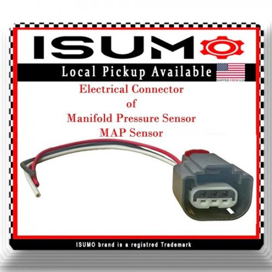 Manifold Pressure MAP Sensor W/Connector Fits: Chrysler Dodge Jeep 2002-2013