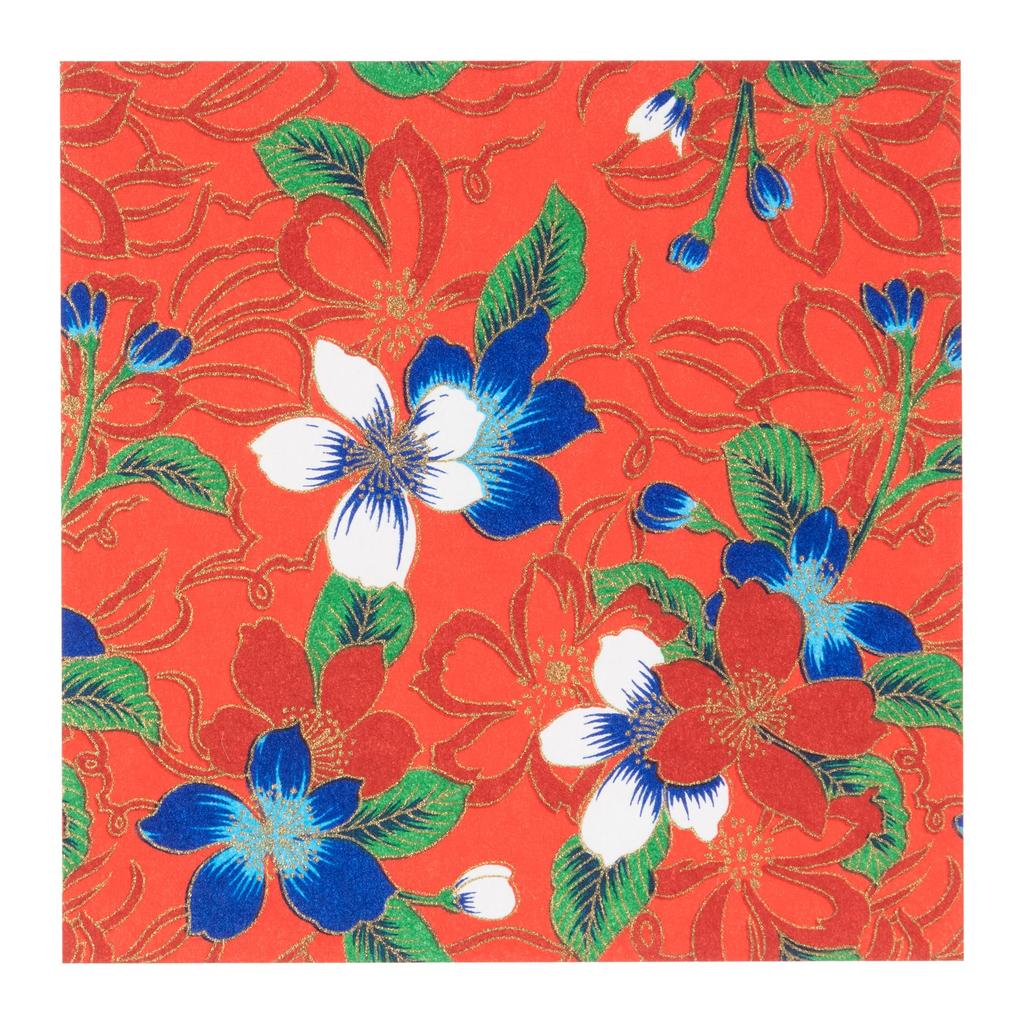 Kawasumi Washi Chiyogami Yuzen Washi 15 15 Set A Paper, 15x15cm, Patterns, Sheets,