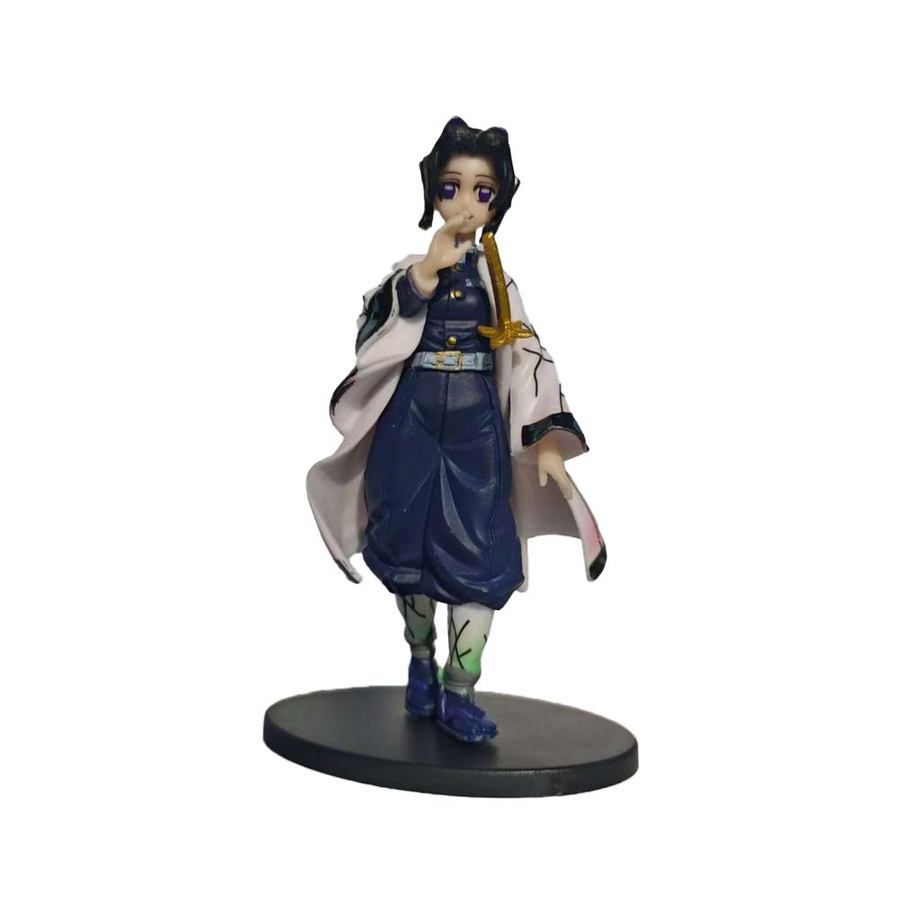 Anime Demon Slayer PVC Figures Tanjirou Nezuko Zenitsu Inosuke Giyu Figurines Toy Kimetsu No Yaiba Model Garage Kits Ornaments