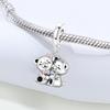 Orstarry 925 Silver Little Bear Pendant Beads Charm Bracelet Jewelry DIY Gifts for Party Animal Lovers