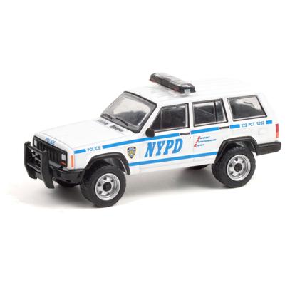 Figurine de collection Greenlight Hot Pursuit Series Cherokee, Police de New York, Échelle 42960-C 38-1997 (NYPD) 164