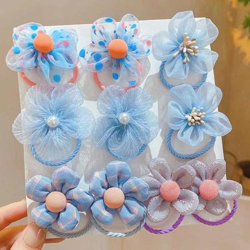 

Girls Flower Mesh Hair Tie - Non-Damaging Elastic Bands, Hair Ropes & Accessories for Stylish Little Ones TLSP-TLSP002