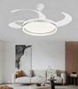 High-End Full Spectrum Ceiling Fan Light with Invisible Blades and All-Copper Motor for Restaurants and Homes