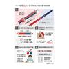 Tombow Pencil Red & Blue Pencils (5:5 Ratio) for Marking, Hexagonal Barrel, Ippo! Pack of 2 (BCA-261) - Ideal for Grading, Clear Red Lead, Perfect