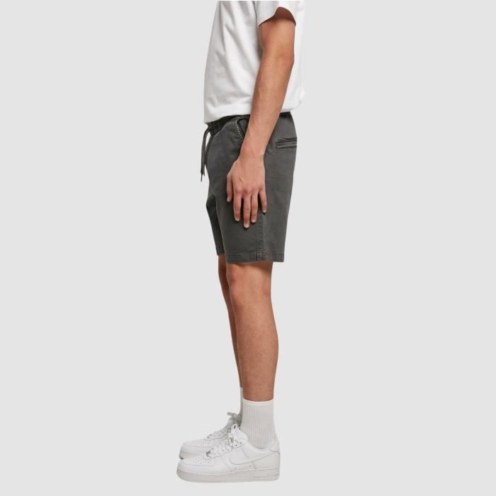 Short de jogging en sergé Urban Classics Stretch - noir - XL