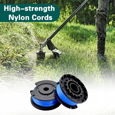 3Pcs Weed Eater String for 18V 24V 40V Cordless Trimmers Durable Nylon Pre-Wound Spools Enhanced Cutting Efficiency for Home Use