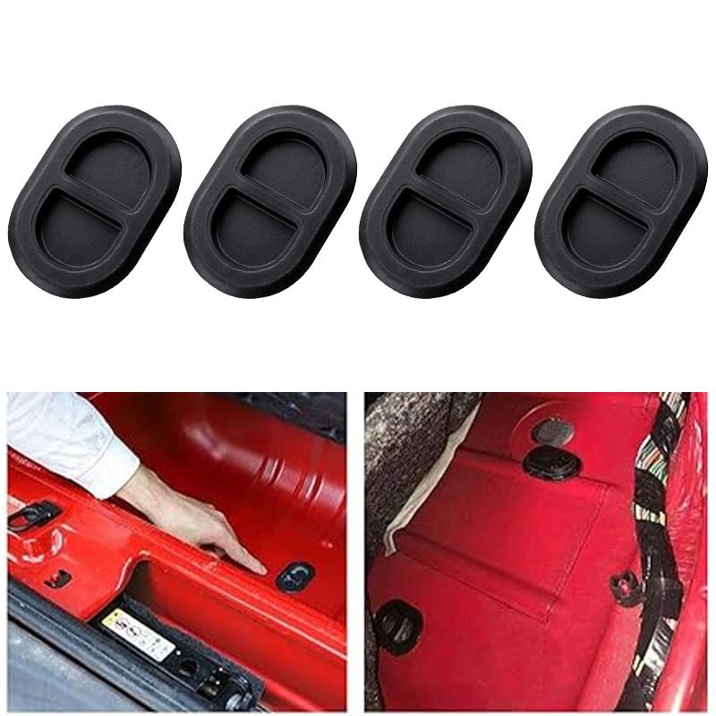 4xRubber Floor Pan Drain Rubber Plug 68194821AA For Jeep Wrangler JK JL 2014 2015 2016 2017 2018