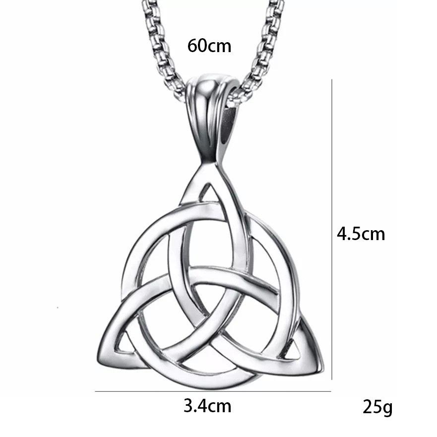 Simple Alloy Triangle Integrated Retro Unisex Necklace