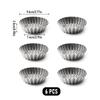 Aluminum Alloy Canelé Mold, French Pastry Non-Stick Tart Pan, Kitchen Baking Tool