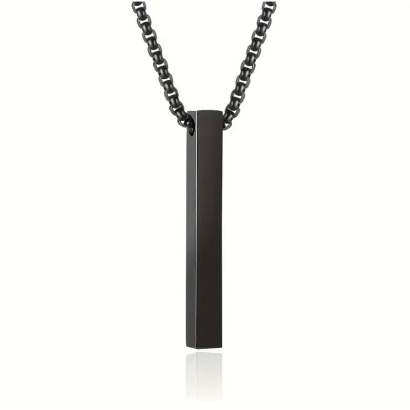Simple Necklace, Cold Style, Versatile Hip-hop Geometric Pendant Long Necklace