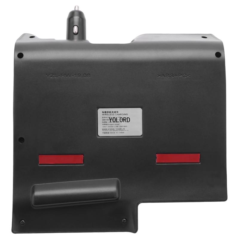 15W Mobile Phone QI QC3.0 USB Wireless Charger Wireless Charging Board For Toyota Avalon 2019-2021