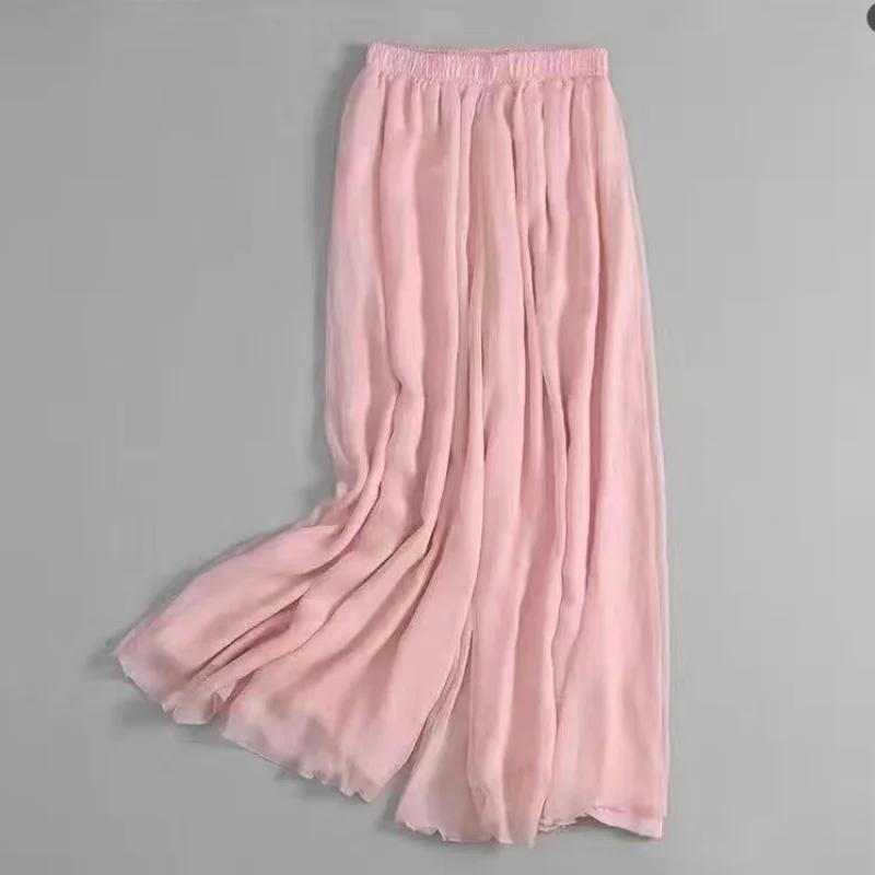 Klassische Tänzerhose Sommer Chiffon Weite Hosen Tanzübungsbekleidung Lockere Tanzhosen für Damen Yogahosen