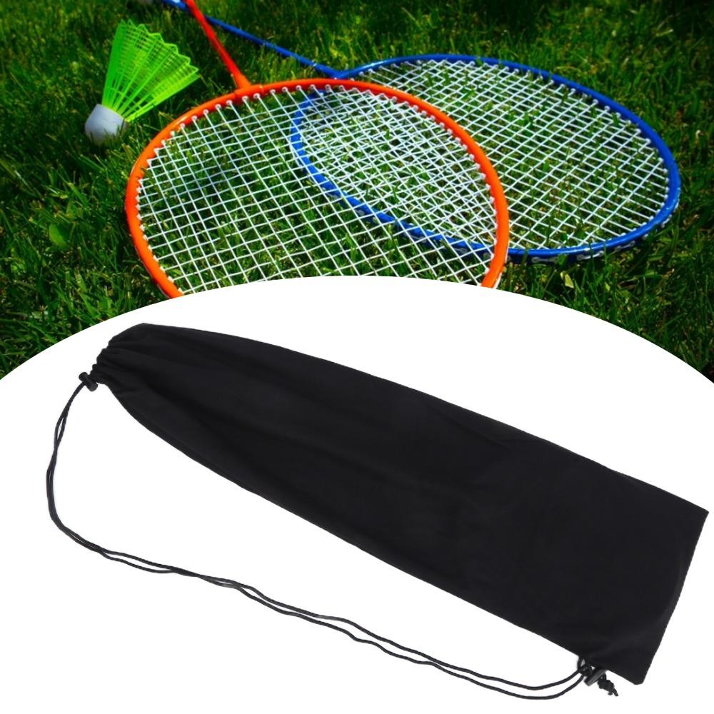 Soft Badminton Racket Bag Black Badminton Racquet Storage Bag  Sports Travel