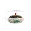 FY 12 Hours Coil Incense Burner Ceramic Applique Large Insence Holder Moxibustion Seal Cutting Mosquito Repellent Incense Base