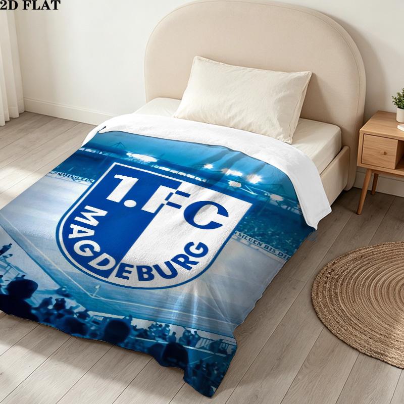 1PC 1 Fc Magdeburg Patterned Flannel Blanket Suitable For All Seasons For Home Decor Warmth And Comfort Gifts Holiday Present