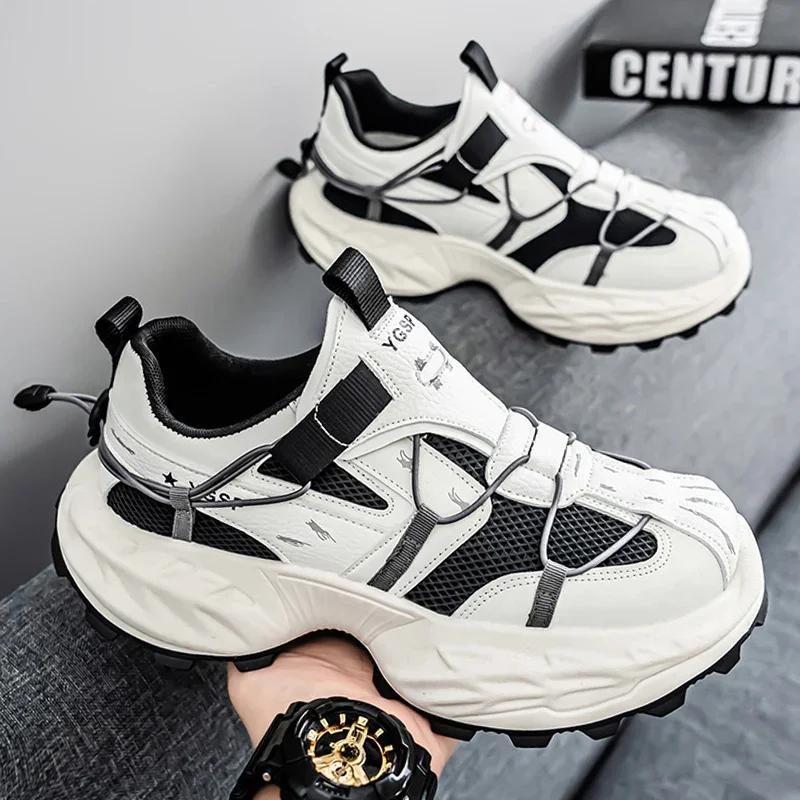 2025 Mesh Breathable Shoes for Men Sports Running Casual Ladies Fitness Vulcanize Shoes New Men's Luxary Chunky Sneakers