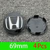 4Pcs Car Emblem Wheel Center Hub Cap Accessories For Honda Civic FIT Accord Prelude CRV 5th City CRZ CRX Jazz HRV Pilot Odyssey EFTXY1