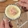 Crimped Design Stainless Steel Dumpling Maker with Handle Manual Ravioli Wrapper  Cooking